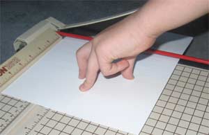 DIY Reused Notepad cutting paper