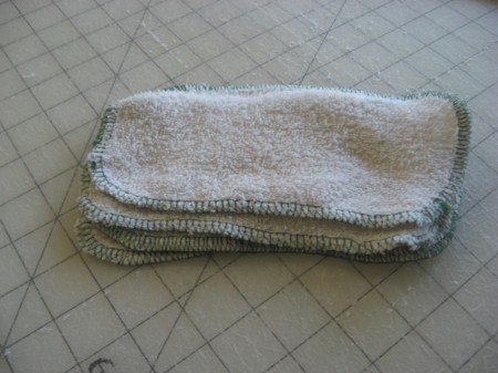 Reusable cloth baby wipes