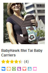 BabyHawk baby carrier at bynature.ca