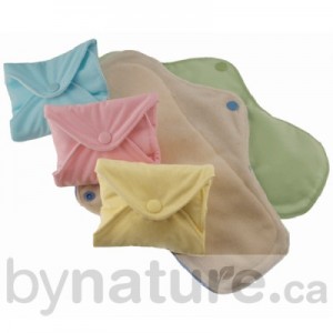 Organic cotton menstrual pads