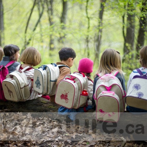 Young children wearing SoYoung Mother Backpacks