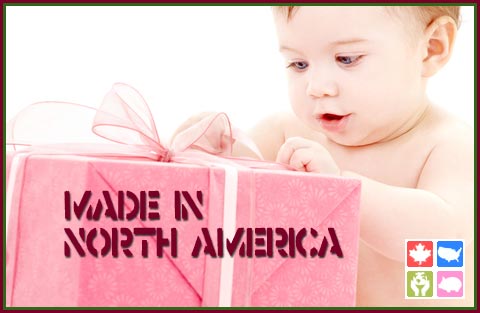 We choose products made in Canada and made in USA