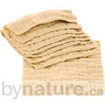 Organic cotton prefold cloth diapers