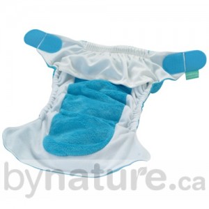 All-in-one one-size diaper