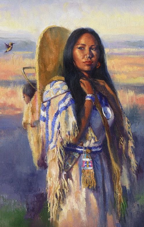 Sacagawea wears her baby exploring the western American continent
