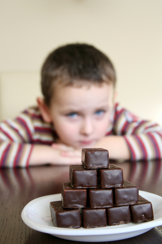 Child with Chocolate