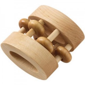 Wooden bead rattle