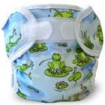 Super Whisper Wrap Froggy Pond print