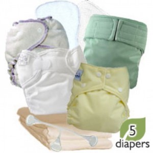 Cloth diaper sample package