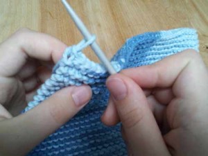 The last knit stitch