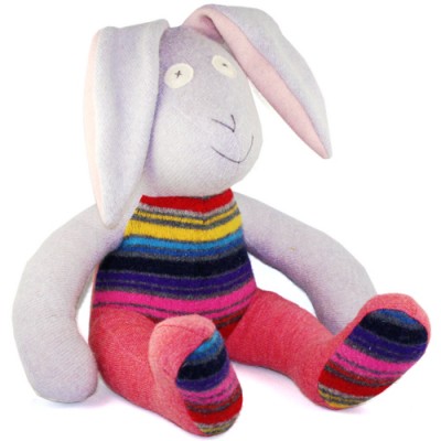 Handmade wool stuffed bunny