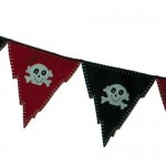 Reusable pirate party banner