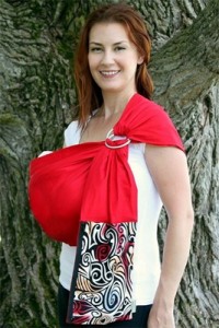 Upmama baby ring sling made in Canada